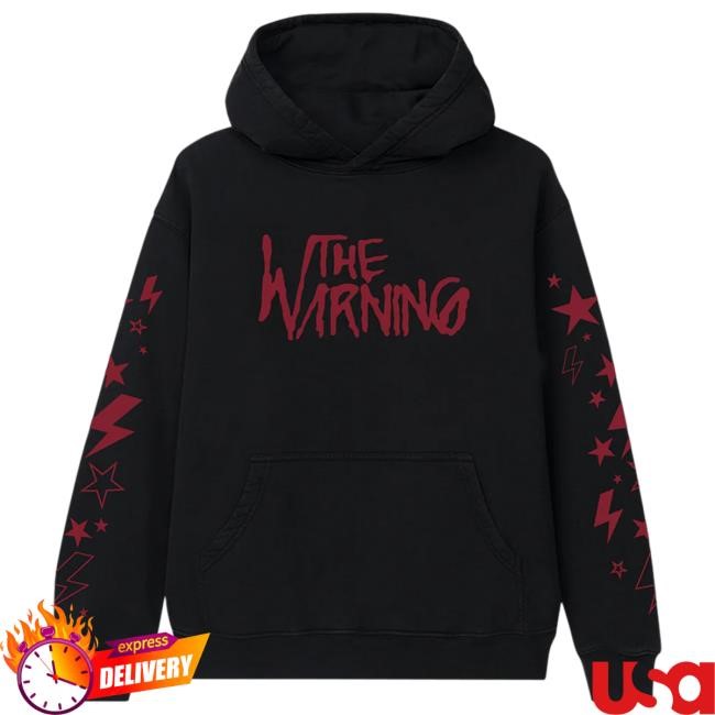 Official The Warning Merch Store The Warning Stars Hooded Sweatshirt The Warning Clothing Shop