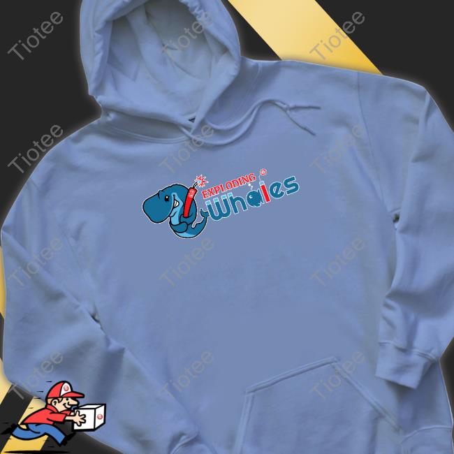 Eugene Emeralds Exploding Whales Hoodie