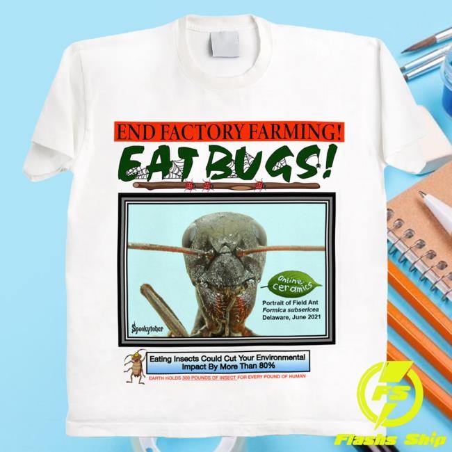 Official Online Ceramics End Factory Farming White Tee