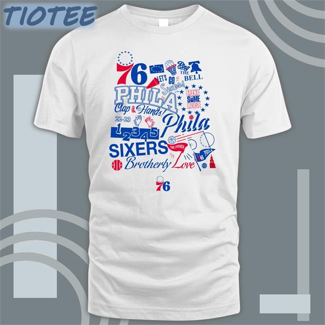 76 Phila ClapYour Hand Ring The Bell Make Some Noise Sixers Brotherly New Shirt Philadelphia 76Ers
