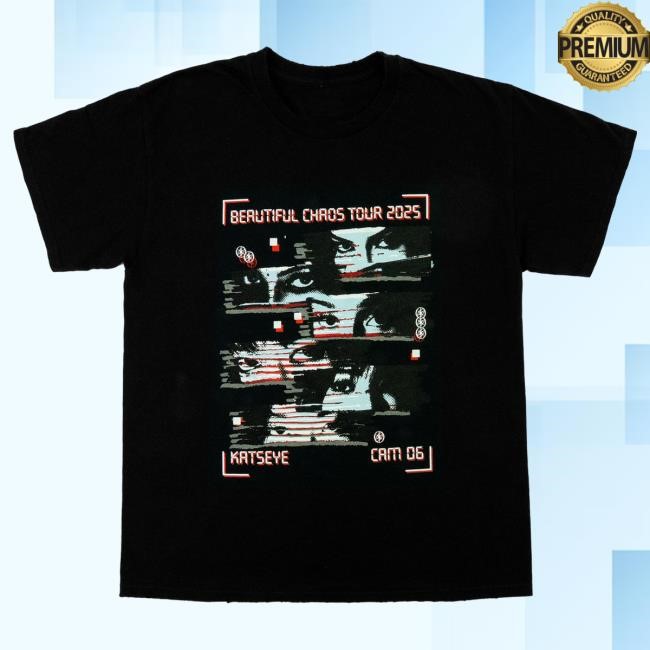 Katseye Beautiful Chaos Distressed T-Shirt Official Tour Gear