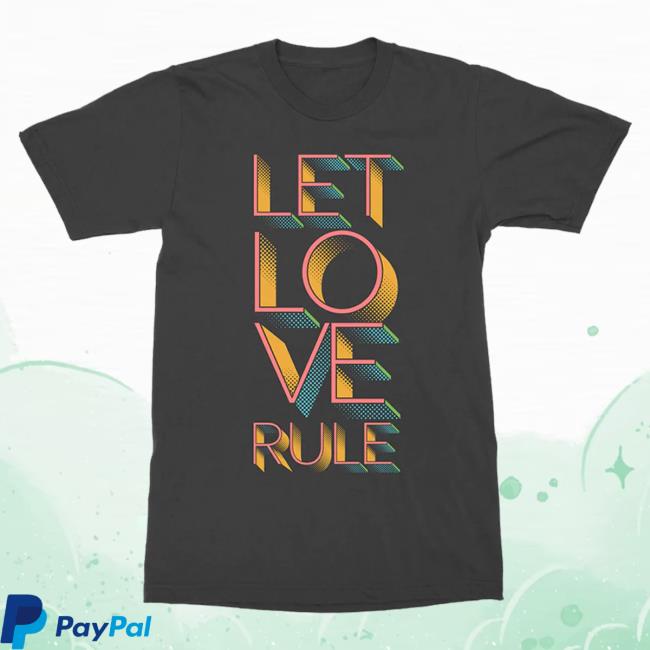 Official Lenny Kravitz Store Shop Let Love Rule 3D Shirt 2024 Lenny Kravitz Apparel Clothing