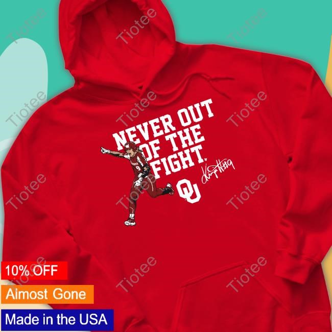 Kinzie Hansen Never Out Of The Fight Hooded Sweatshirt