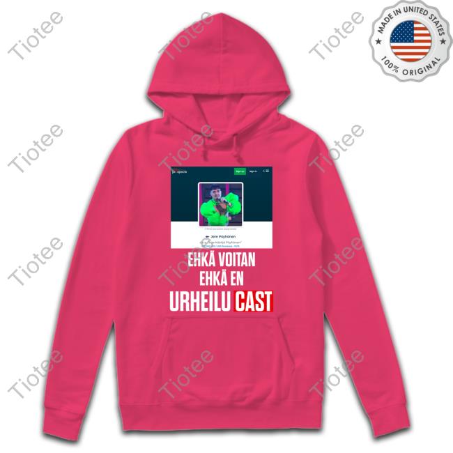 Elite Prospects Jere Pöyhönen Ehkä Voitan Ehkä En Urheilucast T Shirts