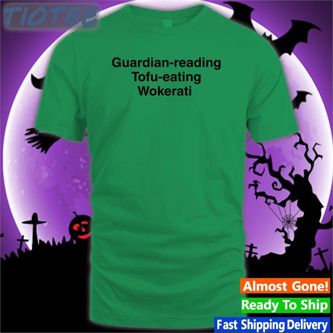 Guardian Reading Tofu Eating Wokerati T-Shirt I_Nautilus