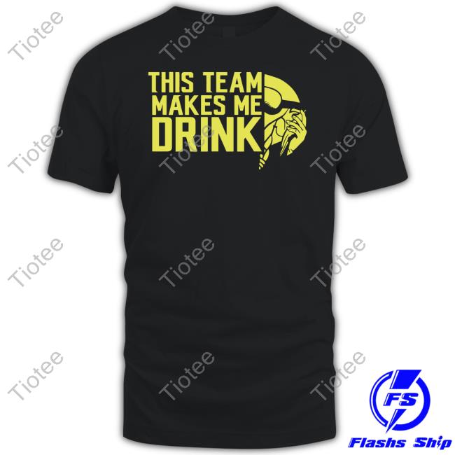 Minnesota Vikings This Team Makes Me Drink Tee Shirt
