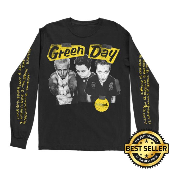 Green Day Merch Nimrod Xxv Tee Shirt
