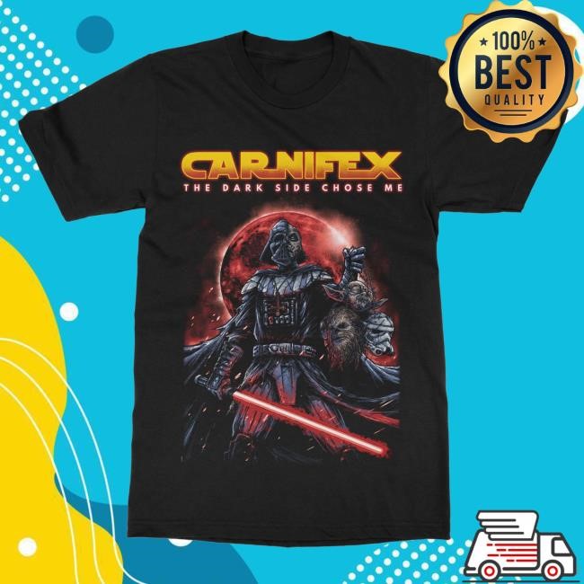 Official Indie Merch Store Shop Carnifex "The Dark Side Chose Me" Shirt IndieMerchStore