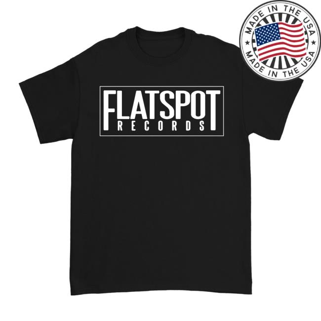 Official Flatspot Records Merch Flatspot Records Logo Long Sleeve T Shirt