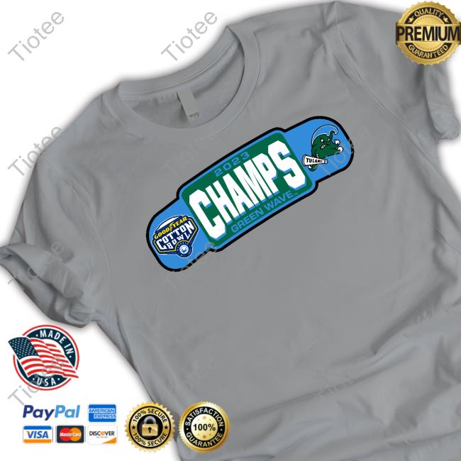 Tulaneshop Champions 2023 Green Wave T-Shirt