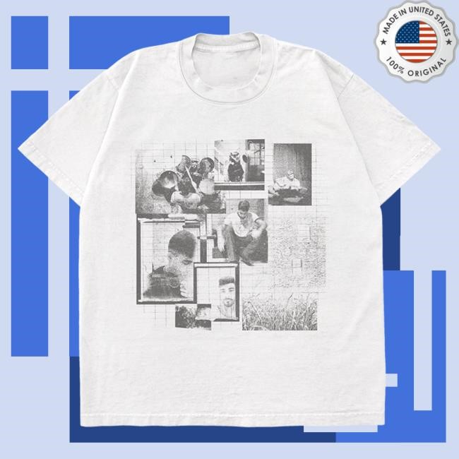 Zayn Official Merch Store | Room Under The Stairs Tracklist Tee - White | Inzayn Clothing Shop Apparel