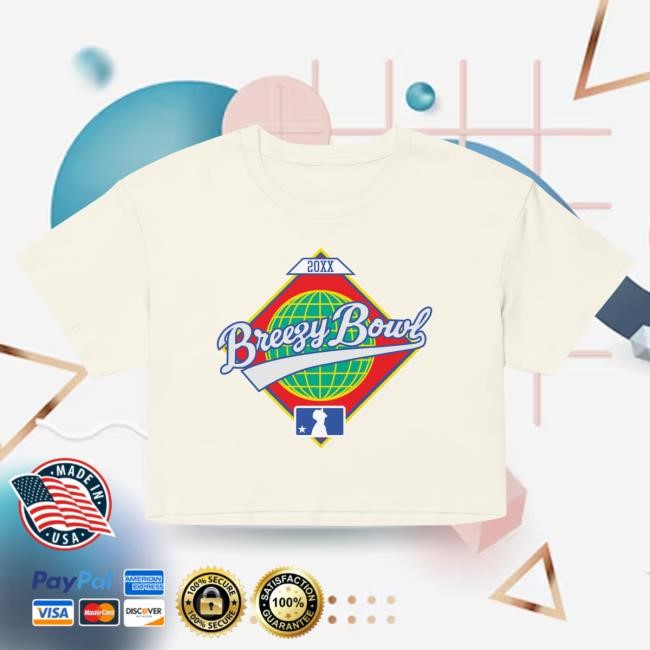Official Chris Brown Shop BREEZY BOWL STADIUM Women’s crop top Tee Natural ChrisBrown