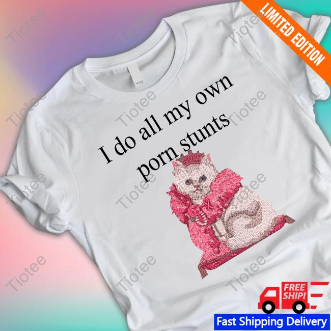 I Do All My Own Porn Stunts T Shirt