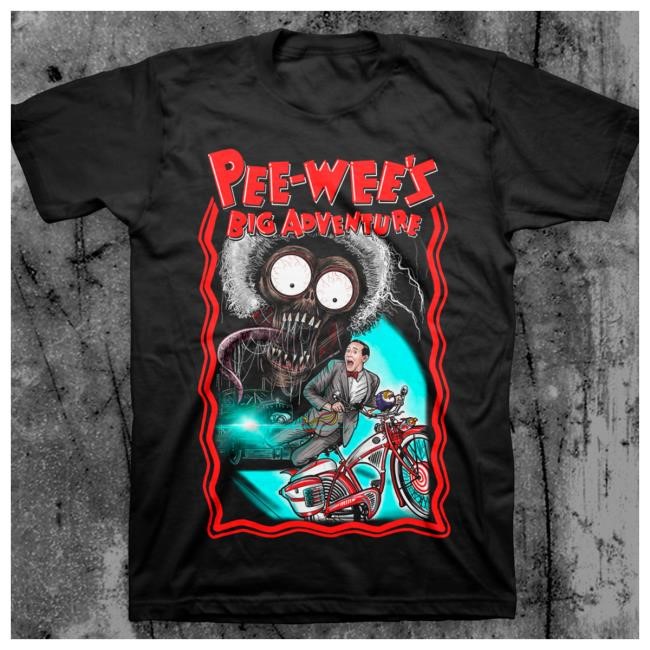 Official Pee-Wee's Big Adventure Tees