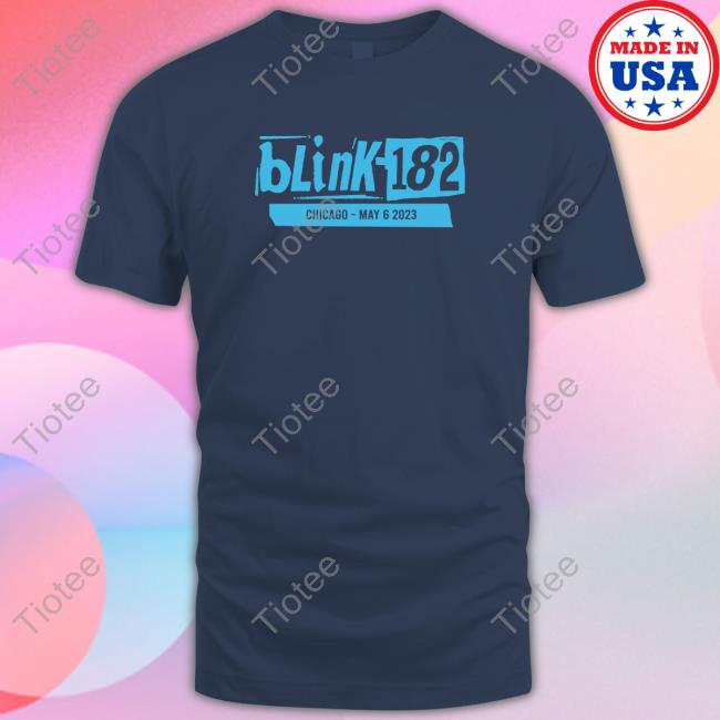Official Blink-182 May 6 2023 Chicago Bunny Shirt