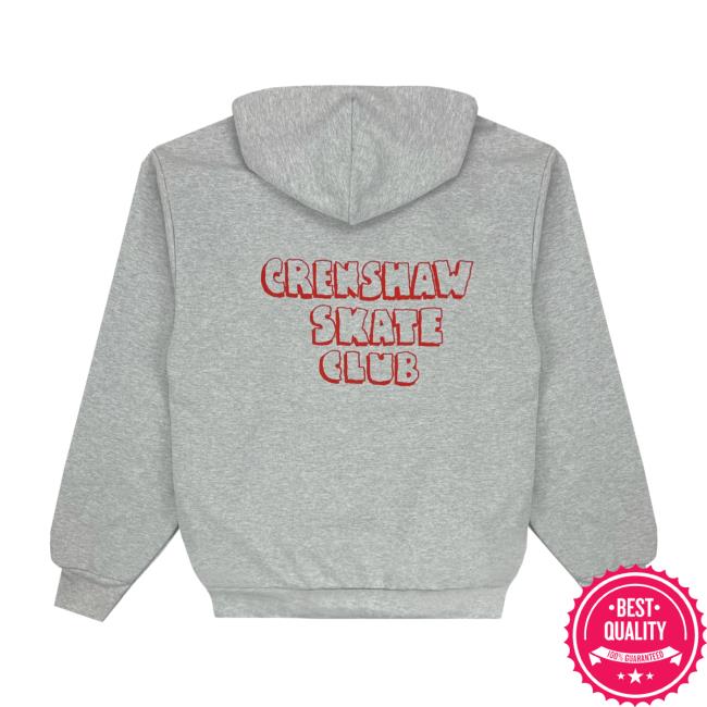 Official Crenshaw Skate Club Og Logo Sweatshirt Grey