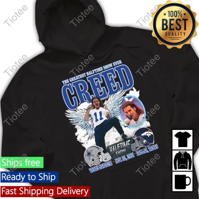 Official Goodshirts Merch The Greatest Halftime Show Ever Creed Shirt