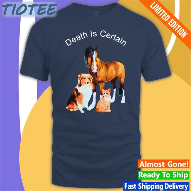 Death Is Certain Hooded Sweatshirt