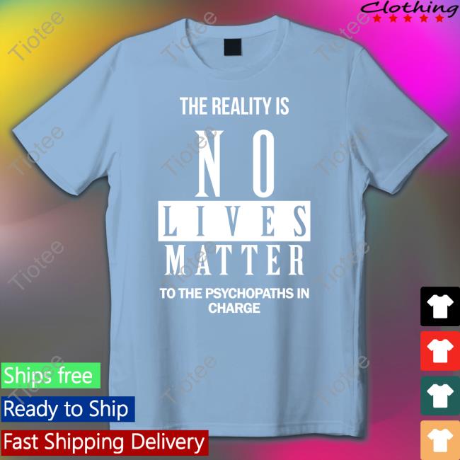 Dr. Urso The Reality Is No Lives Matter To The Psychopaths In Charge Hooded Sweatshirt Richardursomd