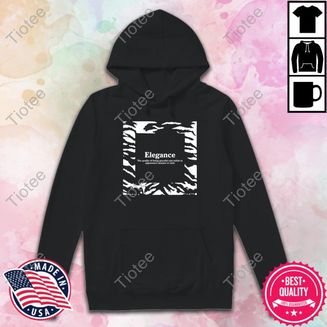 Official Elegance The Quality Of Being Graceful And Stylish In Appearance Manner Or Style T-Shirt