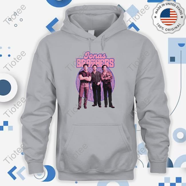 Official Jonas Brothers Shop Purple Retro Long Sleeve Tee