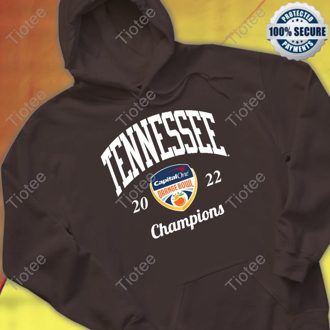 Volshop Merch Orange Bowl Champs Tennessee 2022 Champions Hooded Sweatshirt Utvolshop