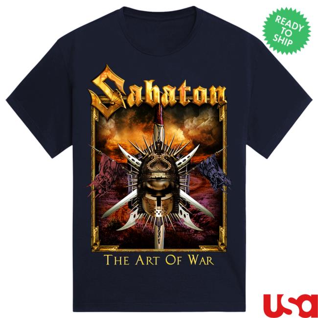 Official Sabaton Merch Store Sabaton The Art Of War T-Shirts Sabaton Shop