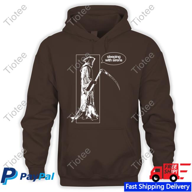 Official Sirens Sleeping With Sirens Grim Reaper Black Hoodie