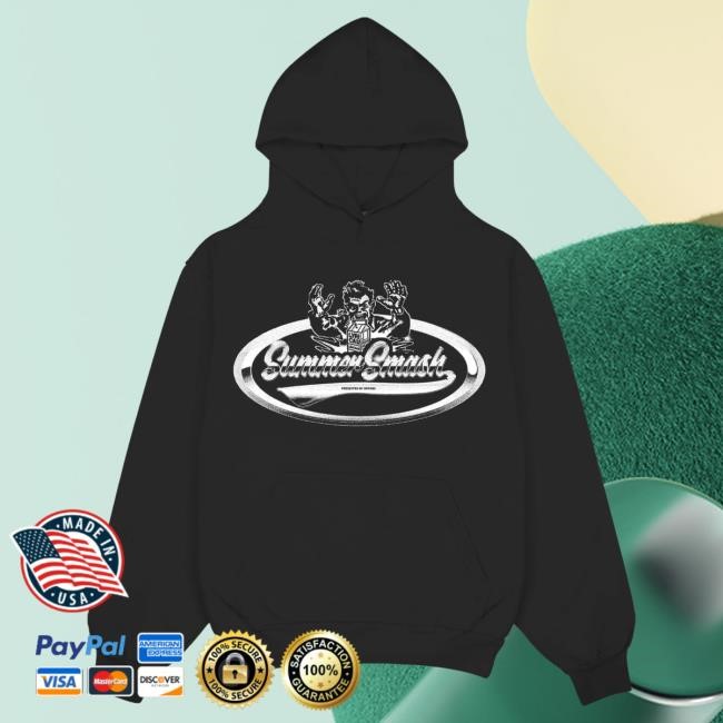 Official The Summer Smash Trucker Line Up Hoodie