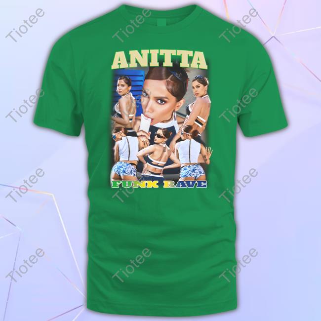 Official Anitta Funk Rave Collage T-Shirt