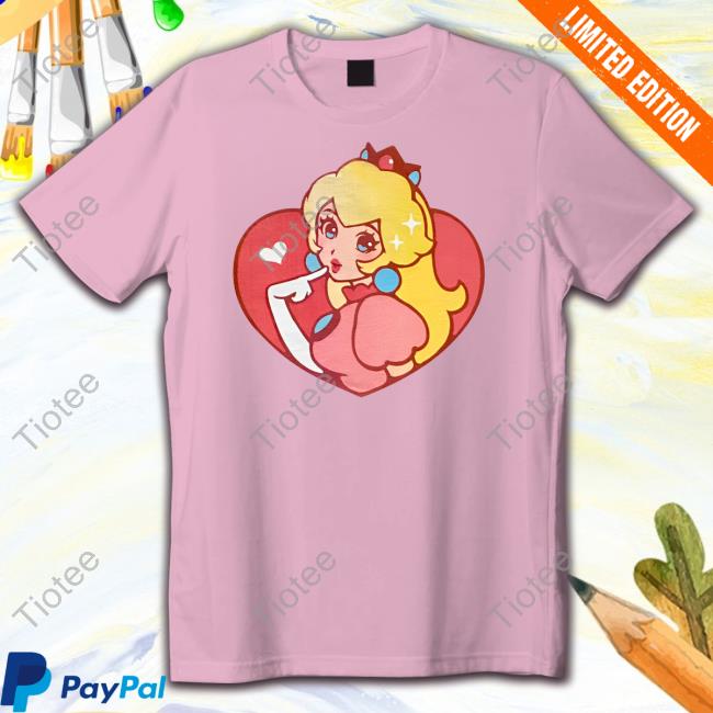 Jivke Princess Peach Love T-Shirt
