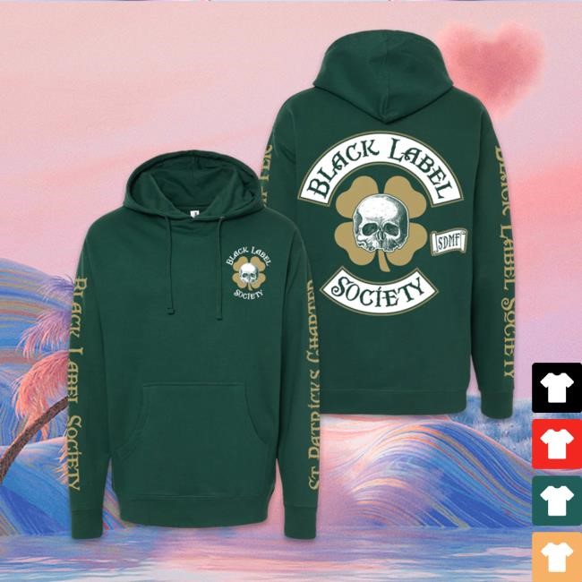 Black Label St. Patricks Day LS Hoodie Black Label Society Shop
