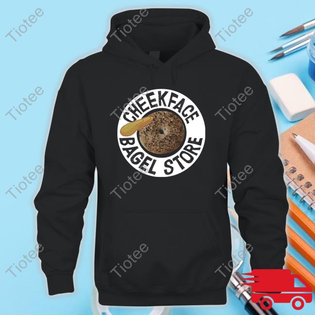 Somemerchco Cheekface Bagel Store Tee