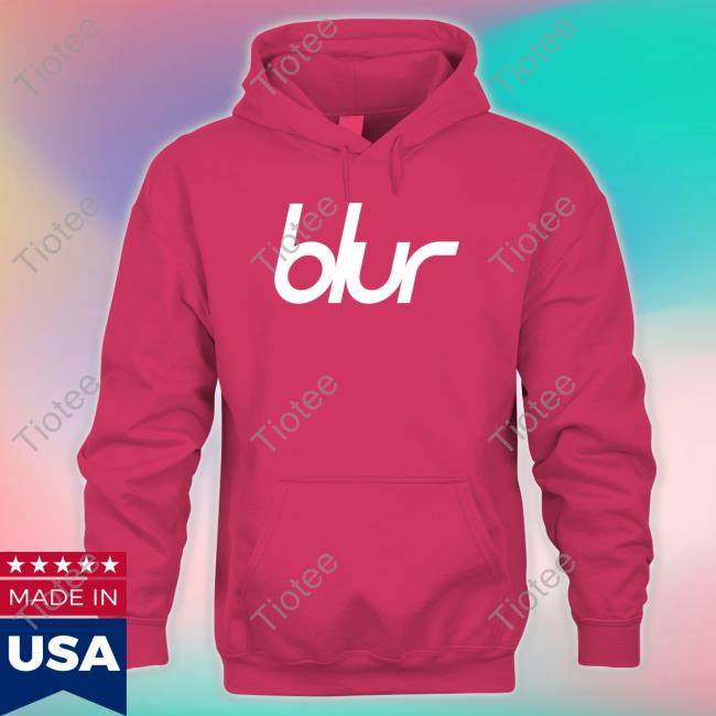 Blur New Logo Long Sleeve Shirt Blur Merch Blur New Logo Hooded Sweatshirt