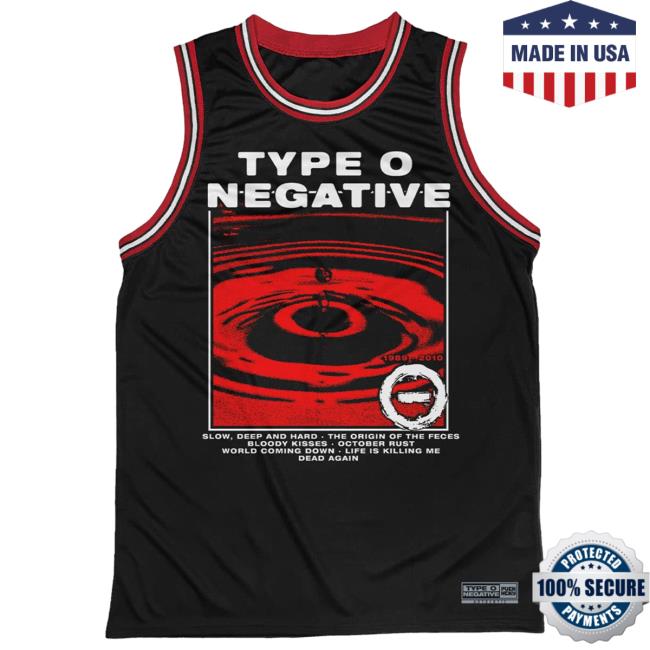 Puck Hcky Type O Negative Basketball Jersey New
