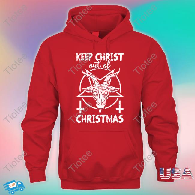 Amanda Keep Christ Out Of Christmas T-Shirt Baphomet Devil