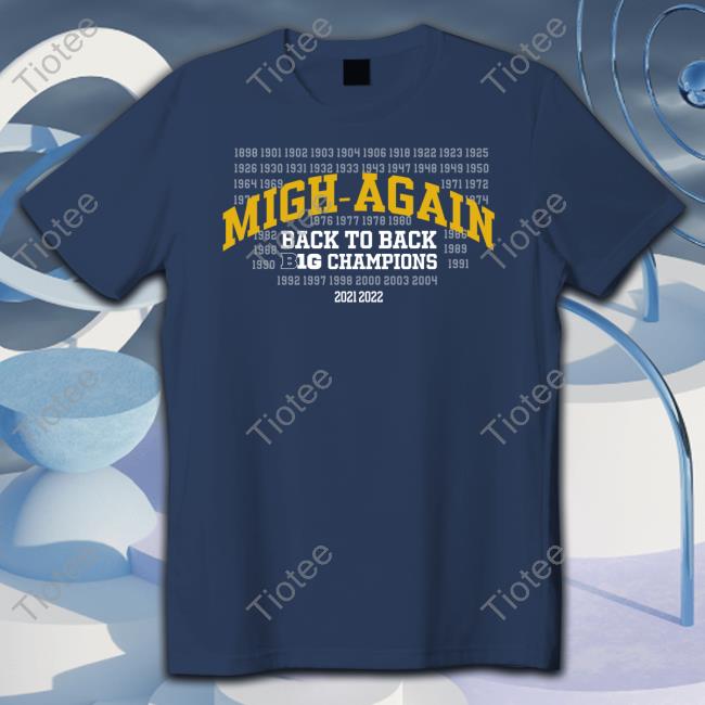The Mden Merch Migh Again Back To Back Big Champions 2021 2022 Hoodie