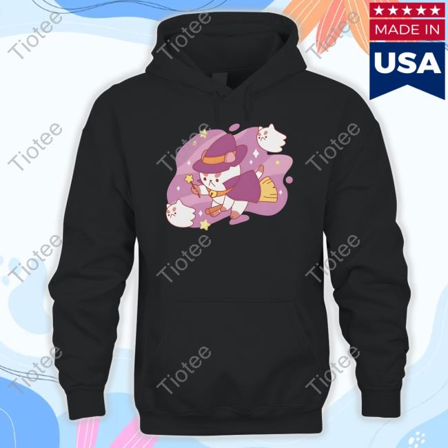 Official Witchy Puppycat Halloween T-Shirt