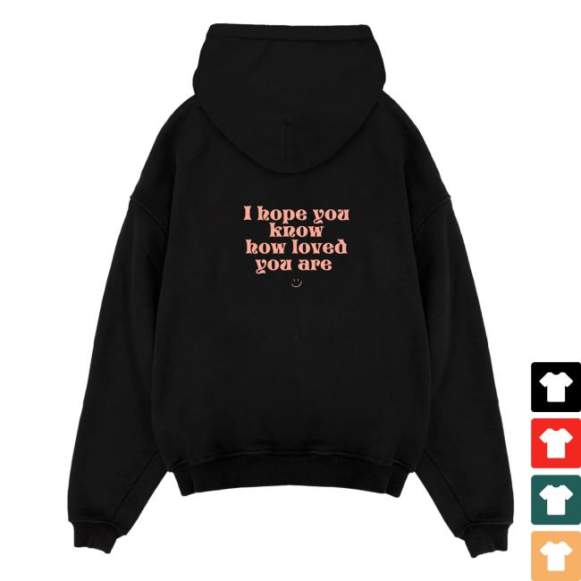 Official Seek Jesus Merch Store Seek Jesus I Hope You Know How Loved You Are - Sweatshirt Black Seek Jesus Apparel Clothing SeekJesus