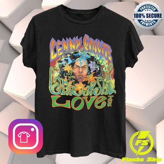 Official Lenny Kravitz Store Shop Universal Love Tour Illustration Tshirt LennyKravitz