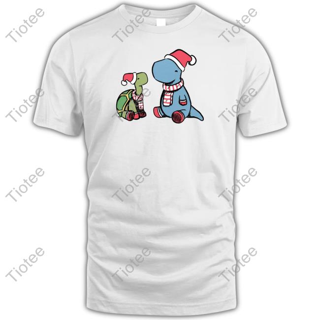 Dinosaur Christmas Tortoise & Dino Hoodie