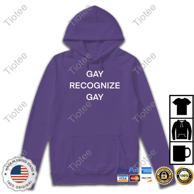 Official Raw Paw Shop Gay Recognize Gay Shirt By Dirty Laundry