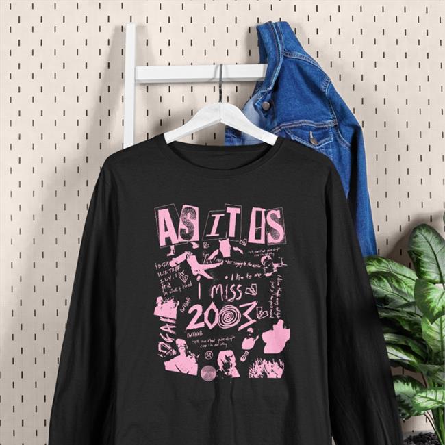 As It Is Merch I Miss 2003 Hooded Sweatshirt Xasxitxisx