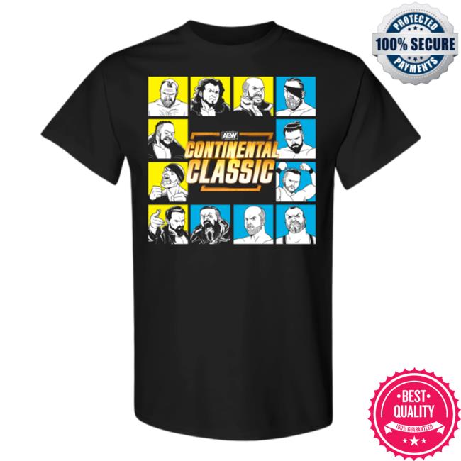 Official Aew Shop Aew Continental Classic - Tournament Lineup Shirt