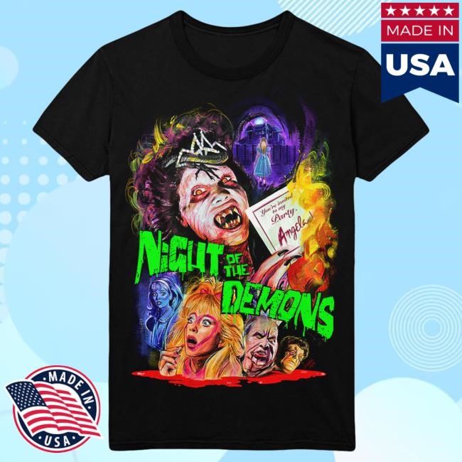 Official Gutter Garbs Night of the Demons: The Party's Just Begun Tees