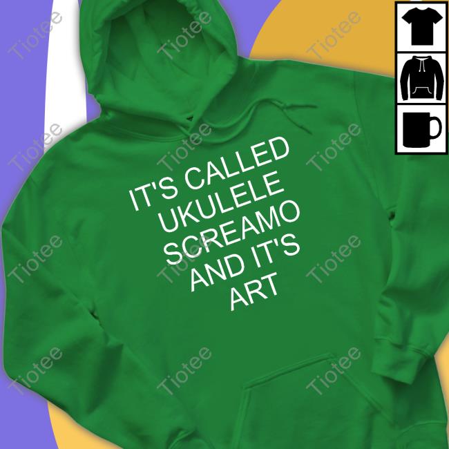It's Called Ukulele Screamo And It's Art Sweatshirt