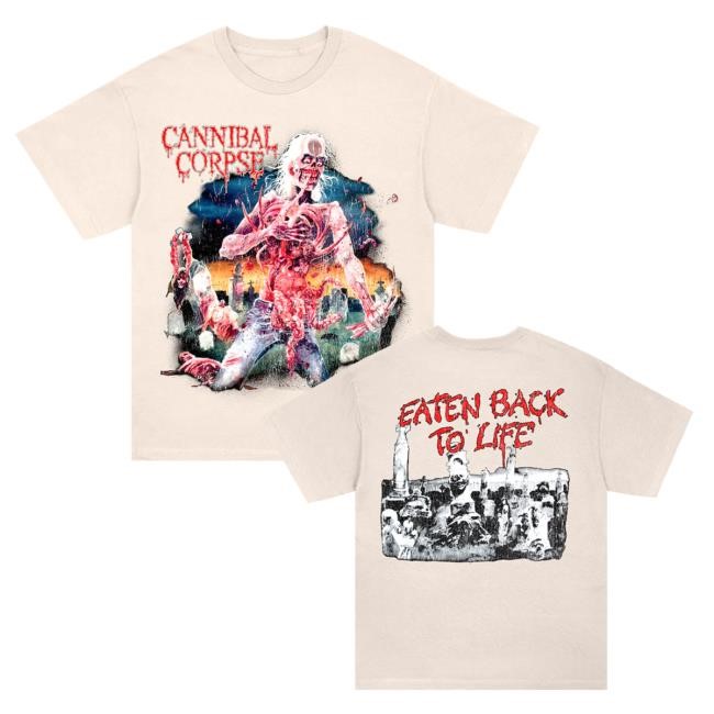 Official Cannibal Corpse Store Eaten Back To Life Top Shirt