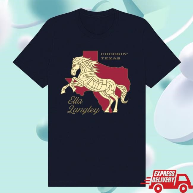 Ella Langley Choosin' Texas Black T-Shirt Graphic