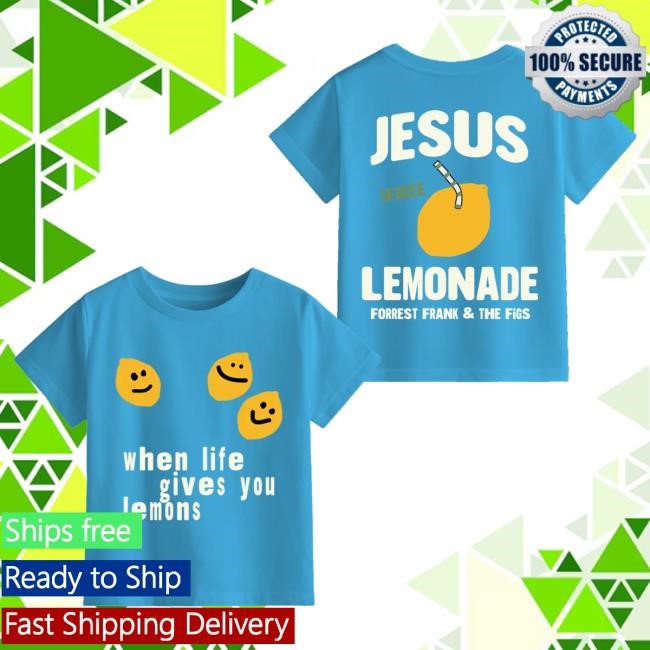 Official Forrest Frank Jesus Lemonade Blue Youth Shirt