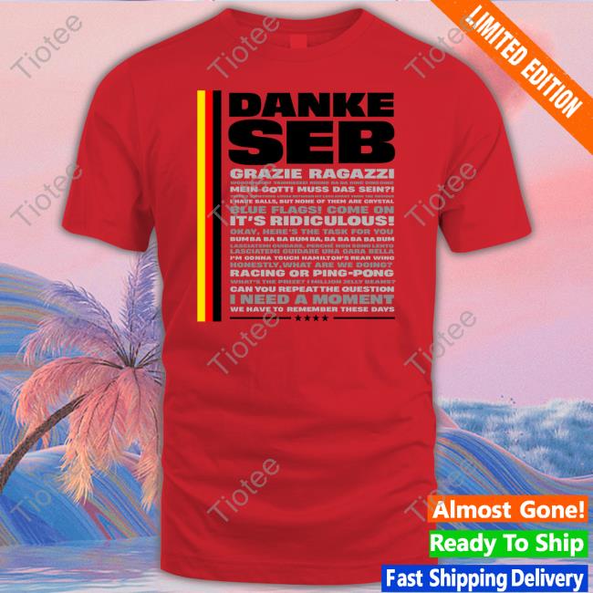 Wtf1 Shop Danke Seb Grazie Ragazzi T-Shirt
